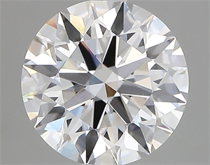 Picture of Lab Created Diamond 2.45 Carats, Round with ideal Cut, E Color, vs1 Clarity and Certified by IGI