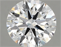 Del inventario de diamantes de laboratorio, 2.42 quilates, Redondo , Color E, claridad vvs2 y certificado IGI