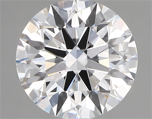 Picture of Lab Created Diamond 2.35 Carats, Round with ideal Cut, E Color, vs1 Clarity and Certified by IGI