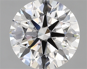 Picture of Lab Created Diamond 2.34 Carats, Round with ideal Cut, D Color, vs2 Clarity and Certified by IGI