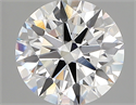 Del inventario de diamantes de laboratorio, 2.18 quilates, Redondo , Color D, claridad vs1 y certificado IGI