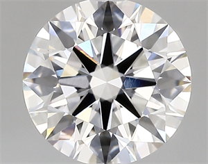 Picture of Lab Created Diamond 2.17 Carats, Round with ideal Cut, D Color, vs1 Clarity and Certified by IGI