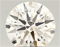 Lab Created Diamond 1.88 Carats, Round with ideal Cut, D Color, vs2 Clarity and Certified by IGI