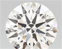 Lab Created Diamond 1.86 Carats, Round with ideal Cut, D Color, vvs2 Clarity and Certified by IGI