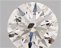 Lab Created Diamond 1.85 Carats, Round with ideal Cut, D Color, vs1 Clarity and Certified by IGI