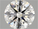Lab Created Diamond 1.84 Carats, Round with ideal Cut, D Color, vs1 Clarity and Certified by IGI