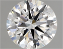 Lab Created Diamond 1.84 Carats, Round with ideal Cut, D Color, vs2 Clarity and Certified by IGI