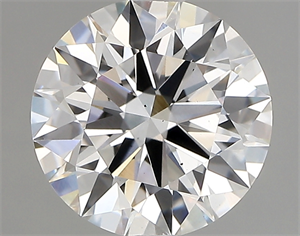 Picture of Lab Created Diamond 1.84 Carats, Round with ideal Cut, D Color, vs2 Clarity and Certified by IGI