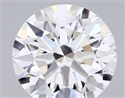 Lab Created Diamond 1.81 Carats, Round with ideal Cut, D Color, vs1 Clarity and Certified by IGI