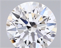 Lab Created Diamond 1.78 Carats, Round with ideal Cut, D Color, vvs2 Clarity and Certified by IGI