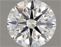 Lab Created Diamond 1.77 Carats, Round with ideal Cut, D Color, vvs2 Clarity and Certified by IGI
