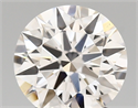 Lab Created Diamond 1.76 Carats, Round with ideal Cut, D Color, vs1 Clarity and Certified by IGI