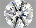 Lab Created Diamond 1.76 Carats, Round with ideal Cut, D Color, vs1 Clarity and Certified by IGI