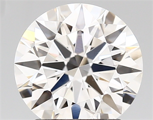 Picture of Lab Created Diamond 1.74 Carats, Round with ideal Cut, D Color, vvs2 Clarity and Certified by IGI