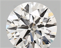 Lab Created Diamond 1.40 Carats, Round with ideal Cut, D Color, vvs2 Clarity and Certified by IGI