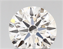 Lab Created Diamond 1.14 Carats, Round with ideal Cut, D Color, vs1 Clarity and Certified by IGI