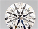 Lab Created Diamond 1.13 Carats, Round with ideal Cut, D Color, vs2 Clarity and Certified by IGI