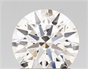Lab Created Diamond 1.13 Carats, Round with ideal Cut, D Color, vs1 Clarity and Certified by IGI