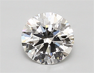 Picture of Lab Created Diamond 0.98 Carats, Round with ideal Cut, D Color, vs1 Clarity and Certified by IGI