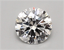 Lab Created Diamond 0.97 Carats, Round with ideal Cut, D Color, vvs2 Clarity and Certified by IGI