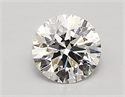 Lab Created Diamond 0.97 Carats, Round with ideal Cut, D Color, vvs2 Clarity and Certified by IGI