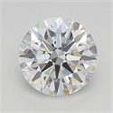 Lab Created Diamond 0.96 Carats, Round with ideal Cut, D Color, vvs2 Clarity and Certified by IGI