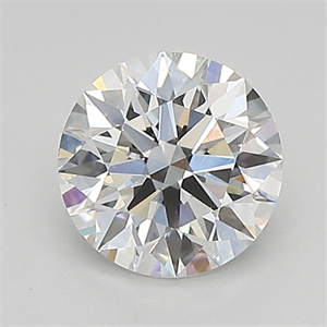 Picture of Lab Created Diamond 0.93 Carats, Round with ideal Cut, D Color, vvs2 Clarity and Certified by IGI