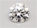 Lab Created Diamond 0.93 Carats, Round with ideal Cut, D Color, vvs2 Clarity and Certified by IGI