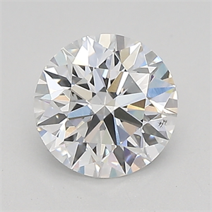 Picture of Lab Created Diamond 0.90 Carats, Round with ideal Cut, D Color, vs2 Clarity and Certified by IGI