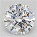 Lab Created Diamond 0.89 Carats, Round with ideal Cut, D Color, si1 Clarity and Certified by IGI