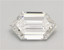 Picture of Lab Created Diamond 0.85 Carats, LONG HEXAGON with  Cut, D Color, vvs2 Clarity and Certified by IGI