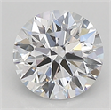 Lab Created Diamond 0.85 Carats, Round with ideal Cut, D Color, vs1 Clarity and Certified by IGI