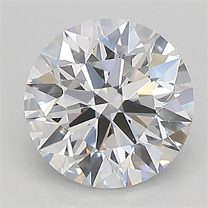 Picture of Lab Created Diamond 0.85 Carats, Round with ideal Cut, D Color, vs1 Clarity and Certified by IGI