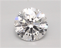 Lab Created Diamond 0.85 Carats, Round with ideal Cut, D Color, vs1 Clarity and Certified by IGI