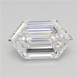 Picture of Lab Created Diamond 0.84 Carats, LONG HEXAGON with  Cut, E Color, vvs2 Clarity and Certified by IGI