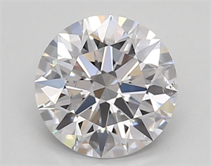 Picture of Lab Created Diamond 0.84 Carats, Round with ideal Cut, D Color, vs2 Clarity and Certified by IGI