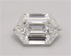 Picture of Lab Created Diamond 0.82 Carats, LONG HEXAGON with  Cut, D Color, vvs2 Clarity and Certified by IGI