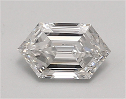 Picture of Lab Created Diamond 0.81 Carats, LONG HEXAGON with  Cut, E Color, vs2 Clarity and Certified by IGI
