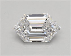 Picture of Lab Created Diamond 0.81 Carats, LONG HEXAGON with  Cut, D Color, vvs2 Clarity and Certified by IGI