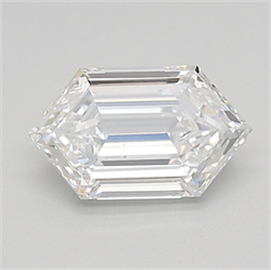 Picture of Lab Created Diamond 0.74 Carats, LONG HEXAGON with  Cut, D Color, vvs2 Clarity and Certified by IGI