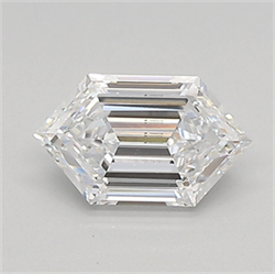 Picture of Lab Created Diamond 0.72 Carats, LONG HEXAGON with  Cut, D Color, vvs2 Clarity and Certified by IGI