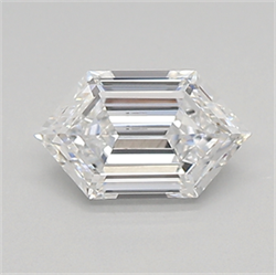Picture of Lab Created Diamond 0.71 Carats, LONG HEXAGON with  Cut, D Color, vvs2 Clarity and Certified by IGI