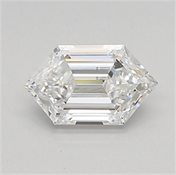 Picture of Lab Created Diamond 0.70 Carats, LONG HEXAGON with  Cut, E Color, vs1 Clarity and Certified by IGI