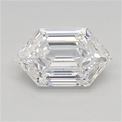 Picture of Lab Created Diamond 0.70 Carats, LONG HEXAGON with  Cut, E Color, vvs2 Clarity and Certified by IGI