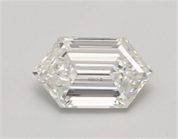 Picture of Lab Created Diamond 0.70 Carats, LONG HEXAGON with  Cut, E Color, vvs2 Clarity and Certified by IGI