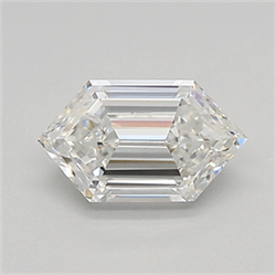 Picture of Lab Created Diamond 0.68 Carats, LONG HEXAGON with  Cut, F Color, vs1 Clarity and Certified by IGI
