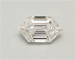 Picture of Lab Created Diamond 0.68 Carats, LONG HEXAGON with  Cut, D Color, vvs2 Clarity and Certified by IGI