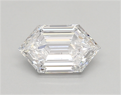 Picture of Lab Created Diamond 0.67 Carats, LONG HEXAGON with  Cut, D Color, vvs2 Clarity and Certified by IGI