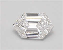 Picture of Lab Created Diamond 0.66 Carats, LONG HEXAGON with  Cut, D Color, vvs2 Clarity and Certified by IGI