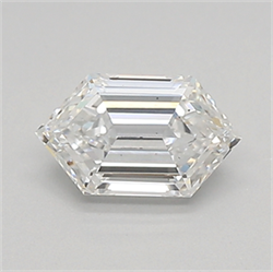 Picture of Lab Created Diamond 0.63 Carats, LONG HEXAGON with  Cut, E Color, vs2 Clarity and Certified by IGI